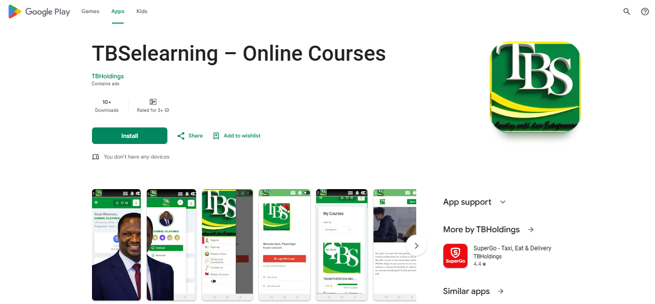 TBSelearning – Online Courses